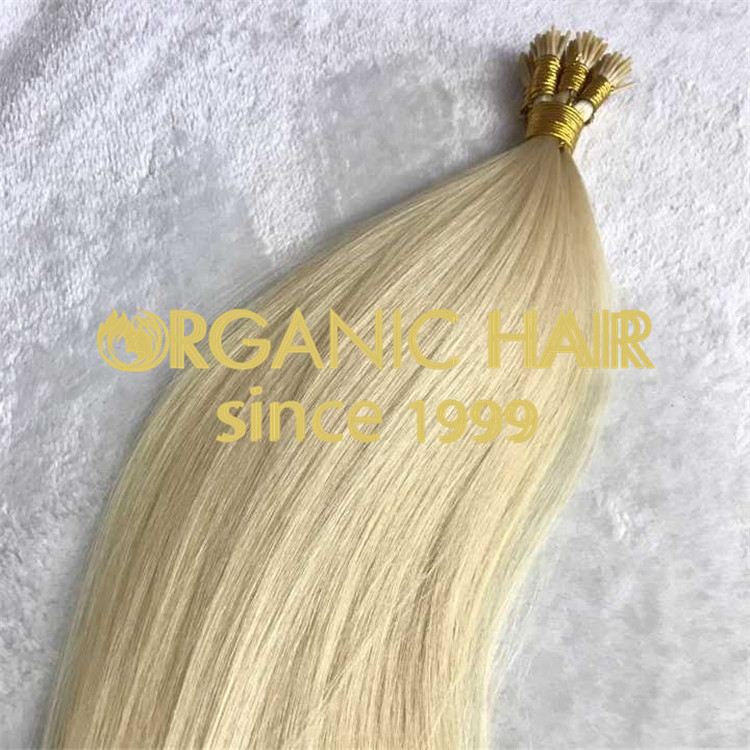 Cuticle aligned fusion extension itip blonde  H98